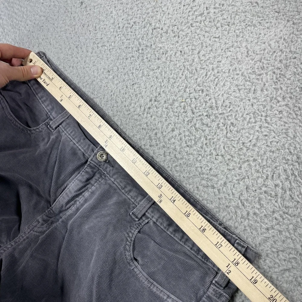 Levis Corduroy Pants Womens 10 Gray‎ 560 Slender Boot Cut Stretch Jeans Casual